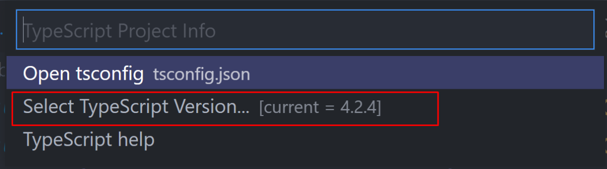 The list popup