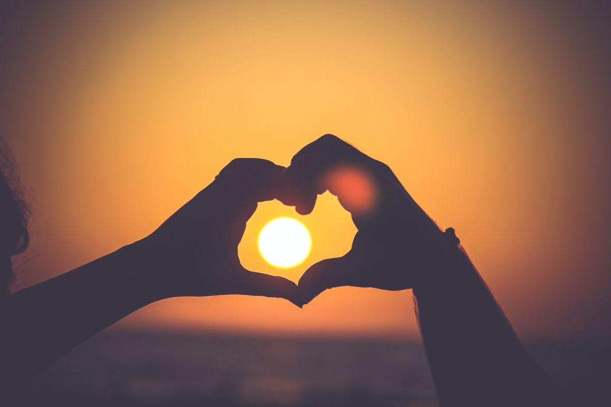 Love sunset