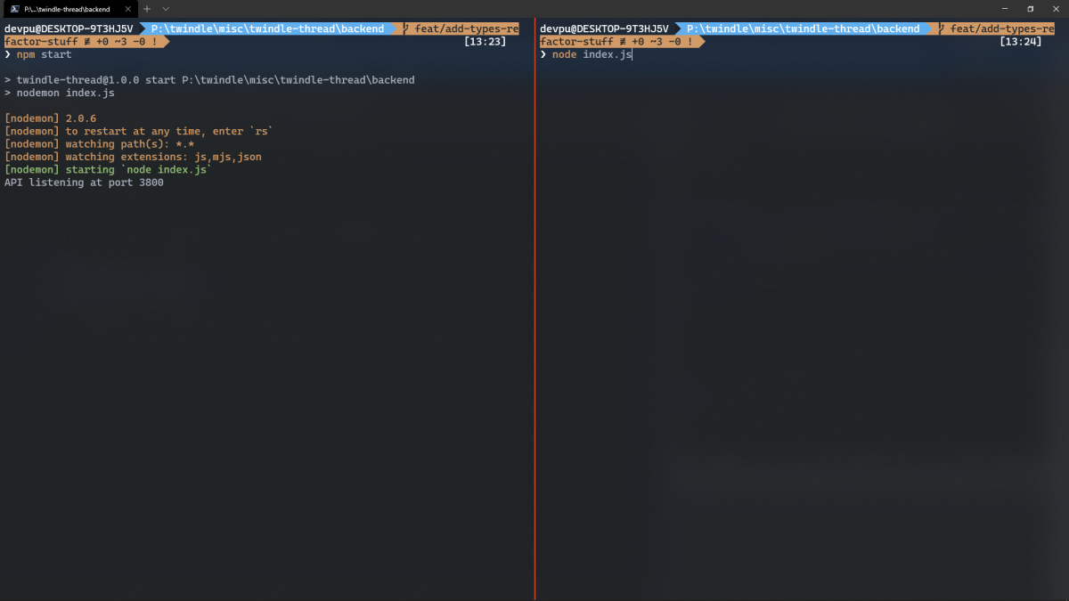 Double terminals