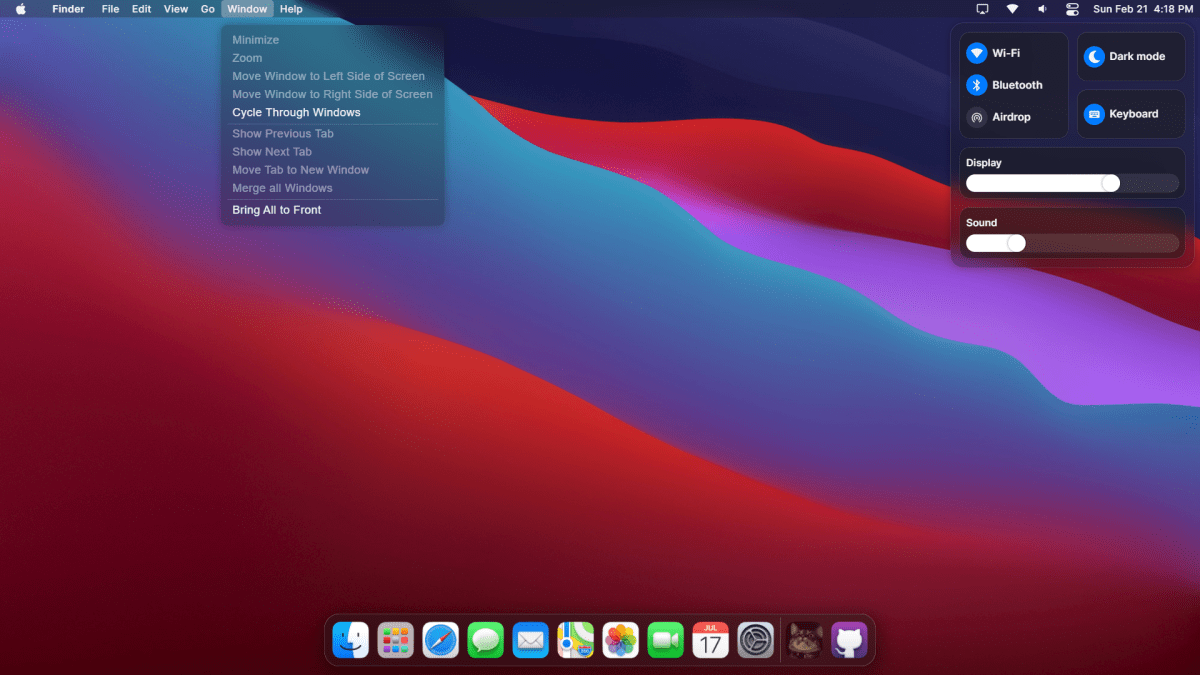 MacOS Web photo